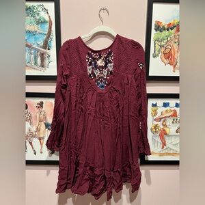 Free People Crochet Dress